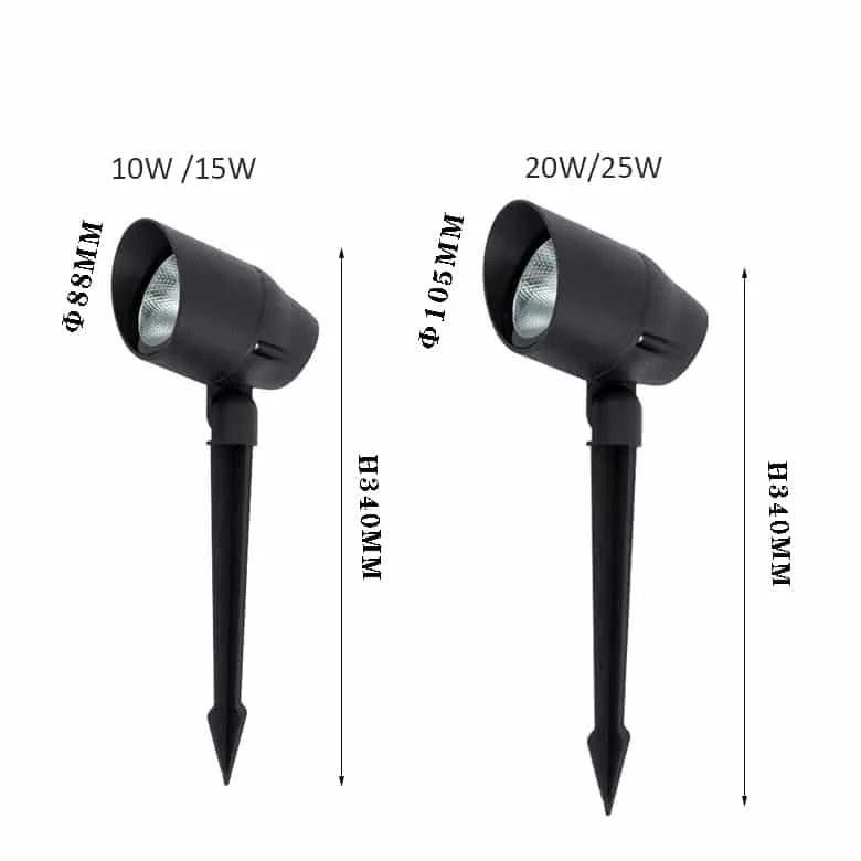 Đèn LED rọi sân vườn cắm cọc 10–25 W
