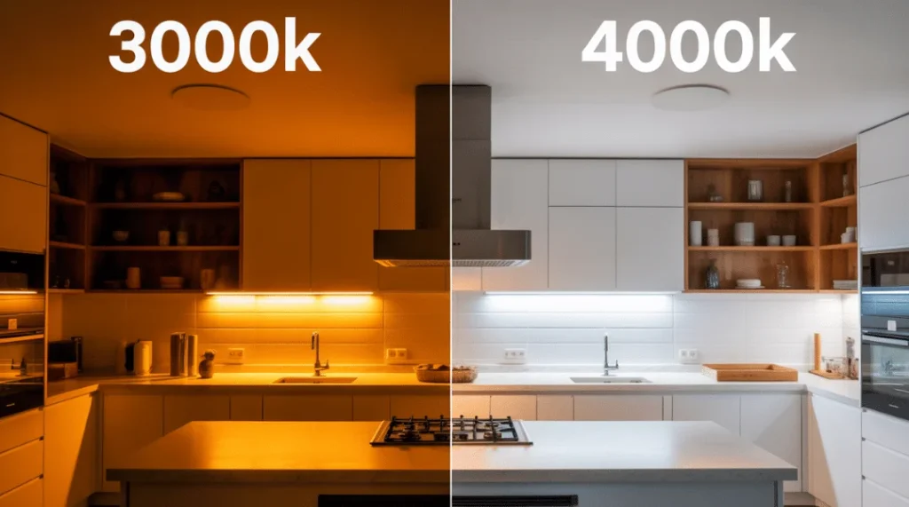 3000 K hay 4000 K? So ánh sáng trắng trên bề mặt thực