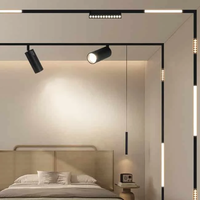 Hệ đèn ray nam châm điện áp thấp DC 48 V