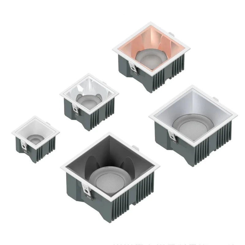 Đèn downlight âm trần vuông chống nước