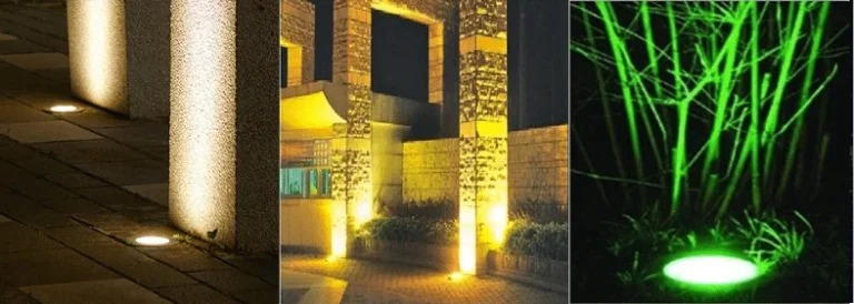 Đèn âm đất kiểu hốc