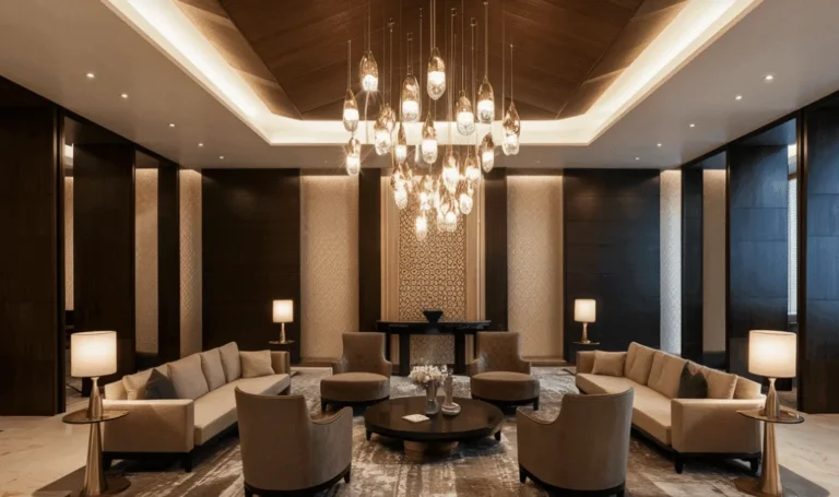 Chiếu sáng LED âm trần trong khách sạn