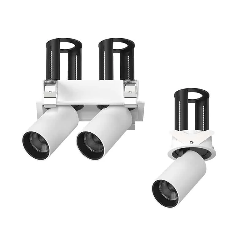 Đèn rọi âm trần kéo ra được, một hoặc hai đầu
