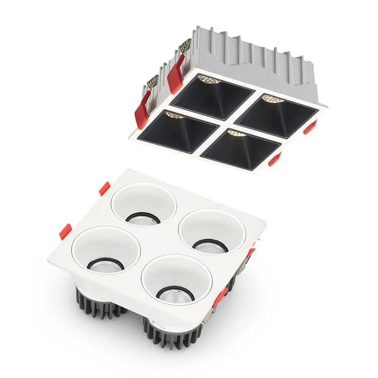 Downlight âm bốn mô-đun