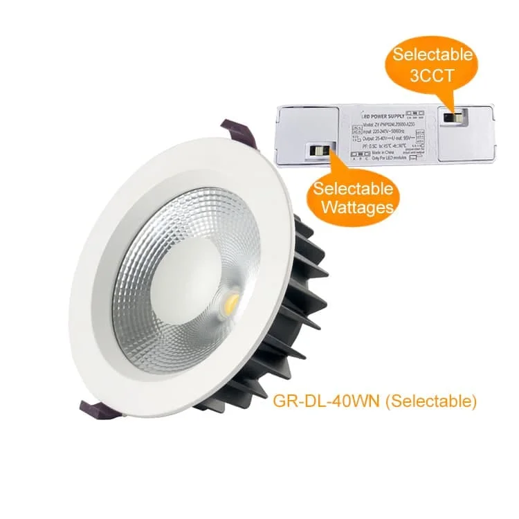 Đèn LED downlight chọn CCT