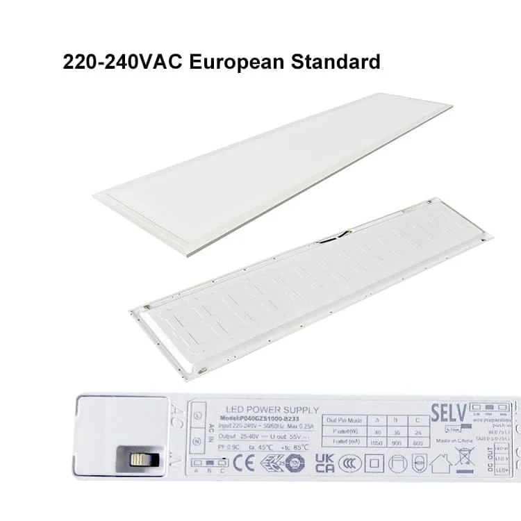 Đèn LED panel 4 × 1 chọn nhiệt độ màu