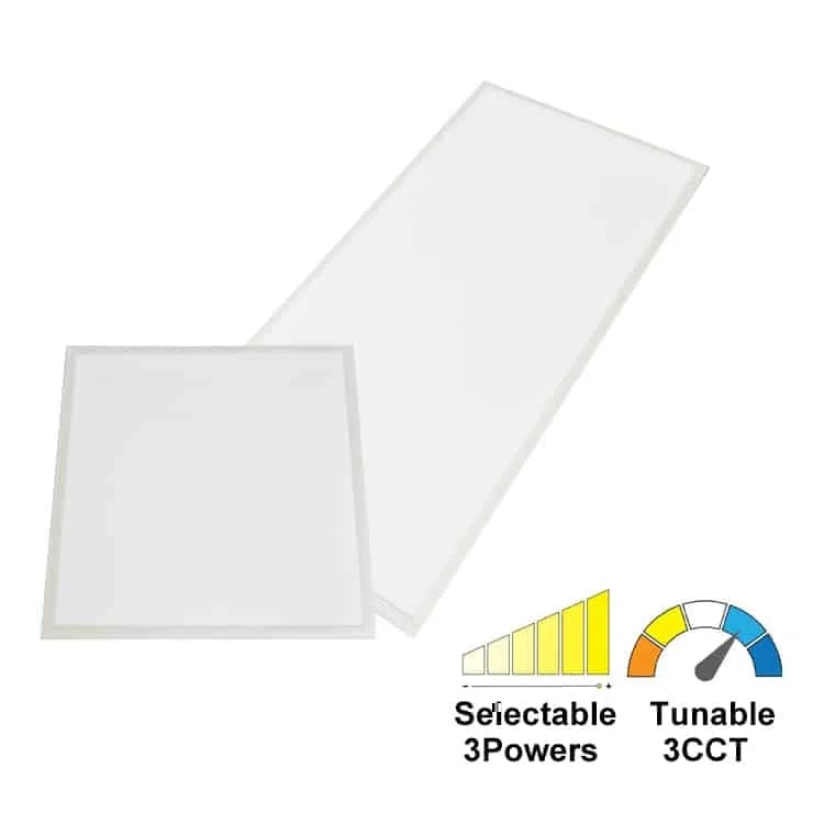 Đèn LED panel chọn độc lập công suất và sắc độ trắng