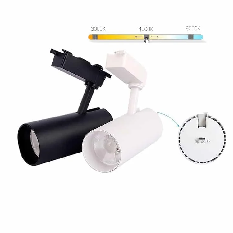 Đèn rọi ray có bộ chọn sắc độ trắng 3CCT