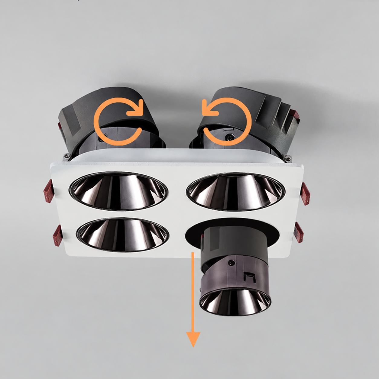 HOYUWO LED — Điều chỉnh 25° · Có thể tháo rời